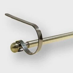 Original MantleClip® Antique Brass Stocking Rod -Northlight Decor Store D349618S 2
