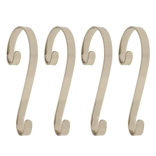 Haute Decor Stocking Scroll® Silver Stocking Holders, 4ct. 2 Haute Decor Stocking Scroll® Silver Stocking Holders, 4ct. - Image 2