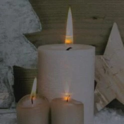 Northlight LED Lighted Flickering Candles And Winter Wooden Trees Canvas Wall Art -Northlight Decor Store D361854S 2