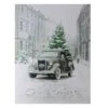 Northlight LED Lighted Ford Truck Merry Christmas Canvas Wall Art