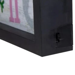 Northlight LED Lighted "HO HO HO" With Snowflakes Christmas Wall Art -Northlight Decor Store D361882S 4