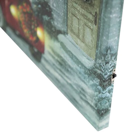 Northlight LED Fiber Optic Retro Red Truck Christmas Wall Art 12 Northlight LED Fiber Optic Retro Red Truck Christmas Wall Art - Image 12