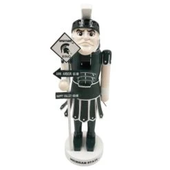 Santa's Workshop 12" Rivalry Nutcracker Michigan State University