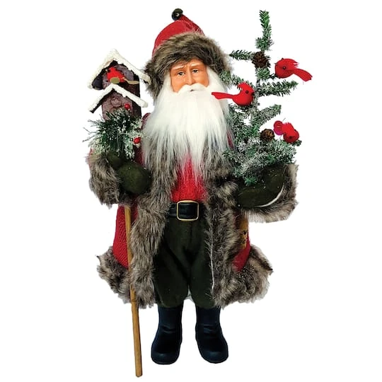 Santa's Workshop 15" Claus & His Cardinals 1 Santa's Workshop 15" Claus & His Cardinals