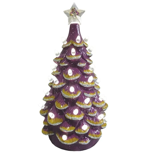 Santa's Workshop 14" NCAA College Team Ceramic LED Christmas Tree East Carolina University 1 Santa's Workshop 14" NCAA College Team Ceramic LED Christmas Tree East Carolina University