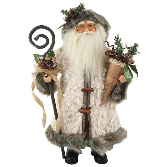 Santa's Workshop 16" Gathering Woodsman Santa Figure 1 Santa's Workshop 16" Gathering Woodsman Santa Figure