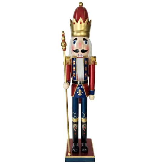 Santa's Workshop 60" Bejeweled King Nutcracker 1 Santa's Workshop 60" Bejeweled King Nutcracker