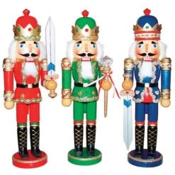 Santa's Workshop 15" Bejeweled Kings Nutcracker Set