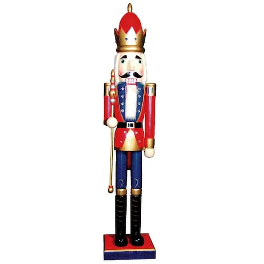 Santa's Workshop 5ft. Red King Nutcracker 1 Santa's Workshop 5ft. Red King Nutcracker