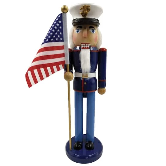Santa's Workshop 14" Marine Nutcracker 1 Santa's Workshop 14" Marine Nutcracker