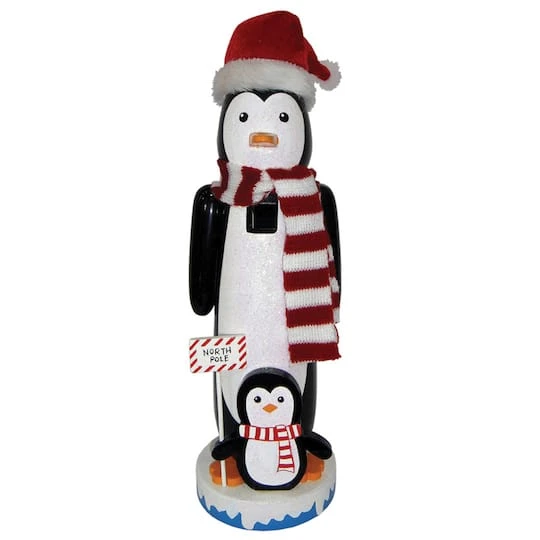 Santa's Workshop 13.5" North Pole Penguins Nutcracker 2 Santa's Workshop 13.5" North Pole Penguins Nutcracker - Image 2