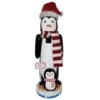 Santa's Workshop 13.5" North Pole Penguins Nutcracker