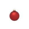 Whitehurst 12ct. 2.75" Matte Glass Ball Ornaments Red Matte