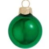 Whitehurst 28ct. 2" Shiny Glass Ball Ornaments Green