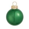 Whitehurst 28ct. 2" Pearl Glass Ball Ornaments Green