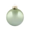 Whitehurst 8ct. 3.25" Shiny Glass Ball Ornaments Lime Shiny