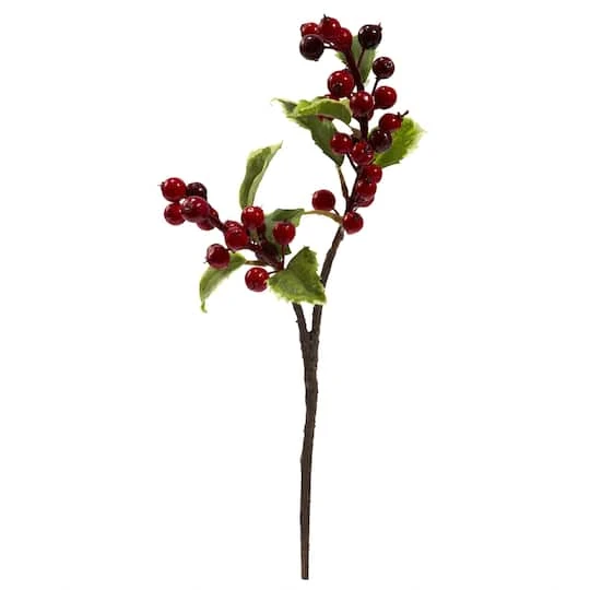 Holly Berry Stem, 6ct. 2 Holly Berry Stem, 6ct. - Image 2