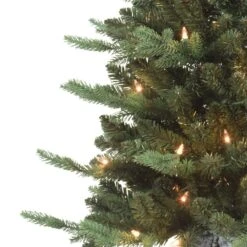 3ft. Pre-LIt Artificial Christmas Tree In Planter, Clear Lights -Northlight Decor Store D393387S 2
