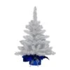 2 Ft. Pre-Lit Table Top Artificial Christmas Tree In Blue Sac