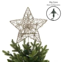 Village Lighting Christmas Tree Topper Holder -Northlight Decor Store D403170S 16