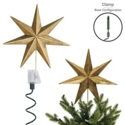 Village Lighting Christmas Tree Topper Holder -Northlight Decor Store D403170S 19