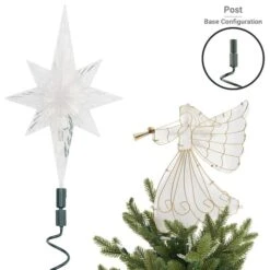 Village Lighting Christmas Tree Topper Holder -Northlight Decor Store D403170S 20