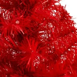 2ft. Pre-Lit Red Artificial Christmas Tree, Warm White LED Lights -Northlight Decor Store D478850S 4