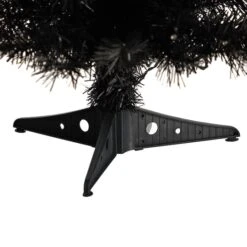 2ft. Pre-Lit Black Artificial Christmas Tree, Warm White LED Lights -Northlight Decor Store D478851S 6