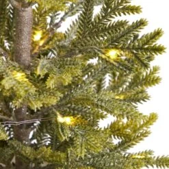 2ft. Pre-Lit Pine Artificial Christmas Tree In Rustic Metal Planter, Warm White Lights 13 2ft. Pre-Lit Pine Artificial Christmas Tree In Rustic Metal Planter, Warm White Lights -Northlight Decor Store D478948S 4