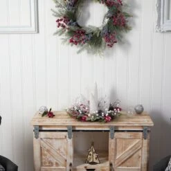 15" Christmas Lighted Forest Candle Holder Arrangement -Northlight Decor Store D479061S 6