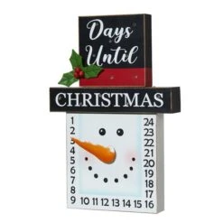 Glitzhome® 15" LED Christmas Snowman Countdown Décor 14 Glitzhome® 15" LED Christmas Snowman Countdown Décor -Northlight Decor Store D479443S 5