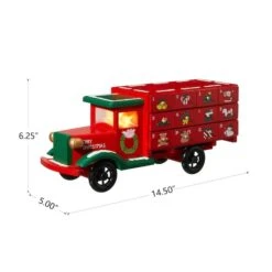 Glitzhome® 14.5" Christmas Truck Countdown Décor 15 Glitzhome® 14.5" Christmas Truck Countdown Décor -Northlight Decor Store D479444S 6