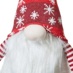 Glitzhome® 28" Fabric Christmas Gnome Shelf Sitter With Dangling Legs 17 Glitzhome® 28" Fabric Christmas Gnome Shelf Sitter With Dangling Legs -Northlight Decor Store D479445S 8