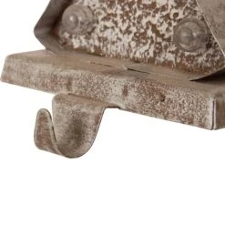 Glitzhome® 8" Marquee LED Christmas Tree & Star Wooden & Metal Stocking Holder Set 15 Glitzhome® 8" Marquee LED Christmas Tree & Star Wooden & Metal Stocking Holder Set -Northlight Decor Store D479484S 7