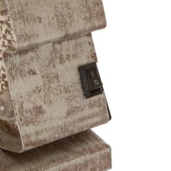 Glitzhome® 8" Marquee LED Wooden & Metal Christmas Tree Stocking Holder Set 17 Glitzhome® 8" Marquee LED Wooden & Metal Christmas Tree Stocking Holder Set -Northlight Decor Store D479507S 8