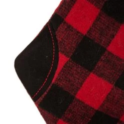Glitzhome® 21" Black & Red Buffalo Plaid Pompom Stockings, 2ct. -Northlight Decor Store D479589S 5