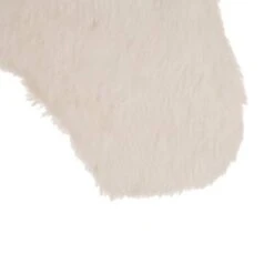 Glitzhome® 21" White Plush Stockings, 2ct. -Northlight Decor Store D479593S 4