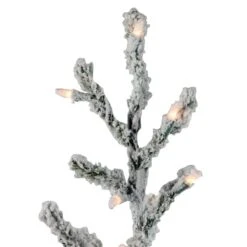 Northlight 3ft. Pre-Lit Flocked Alpine Twig Artificial Christmas Tree, White Lights 8 Northlight 3ft. Pre-Lit Flocked Alpine Twig Artificial Christmas Tree, White Lights -Northlight Decor Store D489952S 2