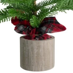 Northlight 1.5ft. Unlit Medium Pine Artificial Tabletop Christmas Tree -Northlight Decor Store D489961S 5