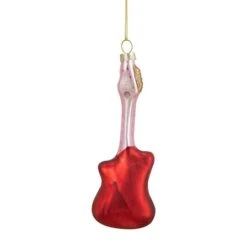 Northlight Red & Silver Bass Guitar Glass Ornament 19 Northlight Red & Silver Bass Guitar Glass Ornament -Northlight Decor Store D491062S 15