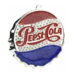 Northlight 3" Sequined & Glitter Blue & Red "PEPSI COLA" Bottle Cap Logo Christmas Ornament 11 Northlight 3" Sequined & Glitter Blue & Red "PEPSI COLA" Bottle Cap Logo Christmas Ornament -Northlight Decor Store D491086S 13