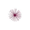 7" Glitter Fuchsia Pink Daisy Christmas Ornament
