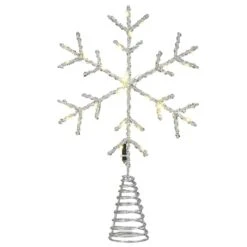 14.5" Snowflake Tree Top With Dual Color® Lights