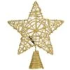 9" Gold Star Tree Top With Dual Color® Lights