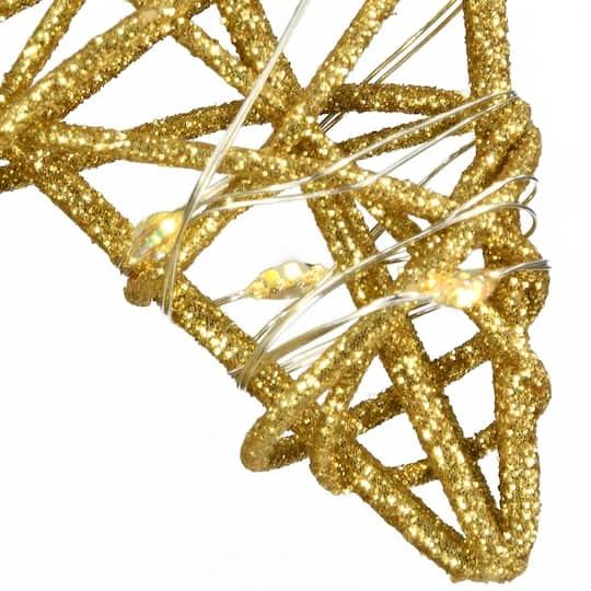 9" Gold Star Tree Top With Dual Color® Lights 5 9" Gold Star Tree Top With Dual Color® Lights - Image 5