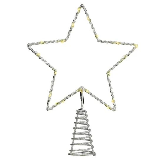 13.5" Open Star Tree Top With Dual Color® Lights 1 13.5" Open Star Tree Top With Dual Color® Lights