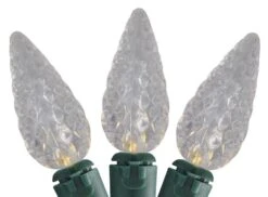 35ct. White LED C6 Mini Christmas String Lights -Northlight Decor Store D491433S 2