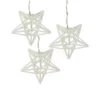 PENN 10ct. Clear LED Spun Glass Star Christmas String Lights