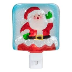 Northlight 6" Red & White Santa Claus Christmas Night Light -Northlight Decor Store D491466S 11