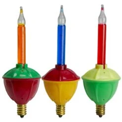 Northlight Multicolor Retro Bubble Light Replacement Christmas Bulbs Set -Northlight Decor Store D491479S 3